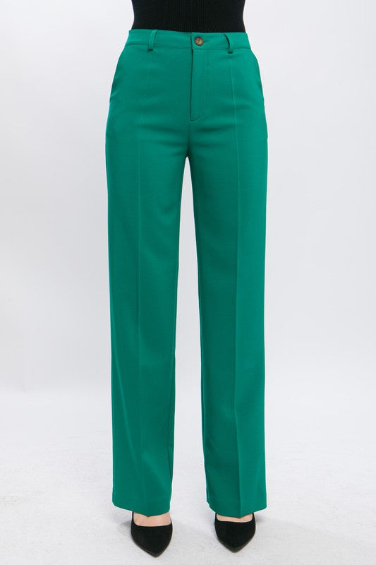 Stacey B's Formal Straight Leg Blazer Pants