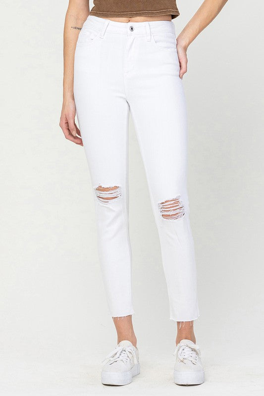 Stacey B's High Rise Crop Skinny Jeans