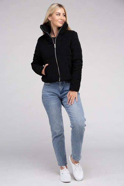 Stacey B's Corduroy Zip-Up Jacket