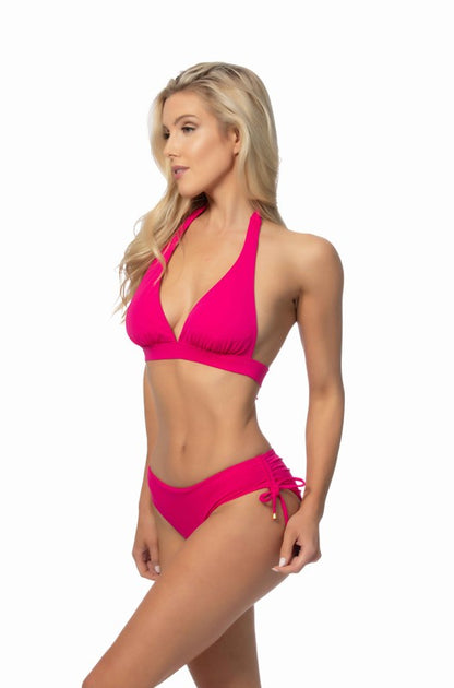 Stacey B's Solid Halter Biiikini Set