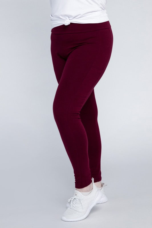 Stacey B's Plus Everyday Leggings with Pockets