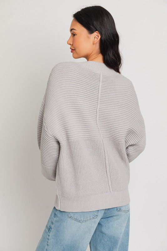 Stacey B's Ribbed Knitted Sweater