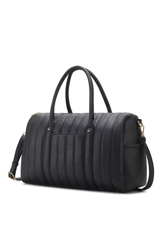 Stacey B's MFK Collection Luana Quilted Duffle Bag by Mia K