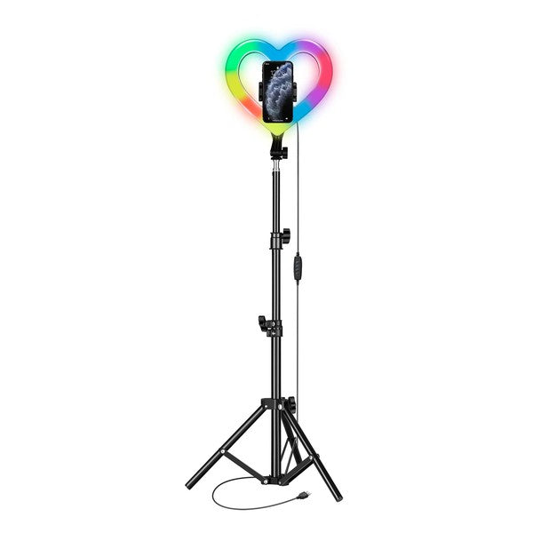 Stacey B's Supersonic PRO Live Stream 10in Heart Ring Light