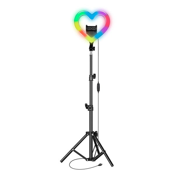 Stacey B's Supersonic PRO Live Stream 10in Heart Ring Light