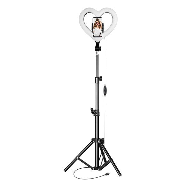 Stacey B's Supersonic PRO Live Stream 10in Heart Ring Light