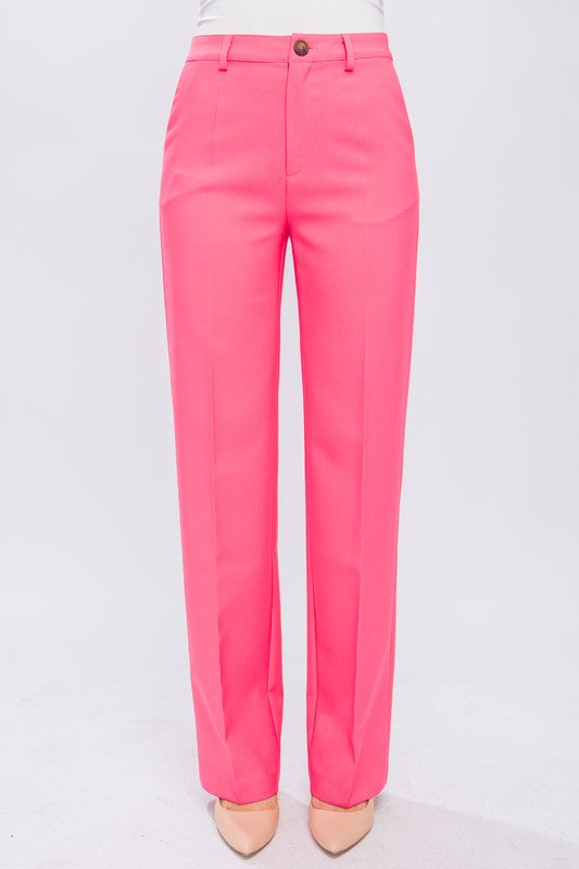 Stacey B's Formal Straight Leg Blazer Pants