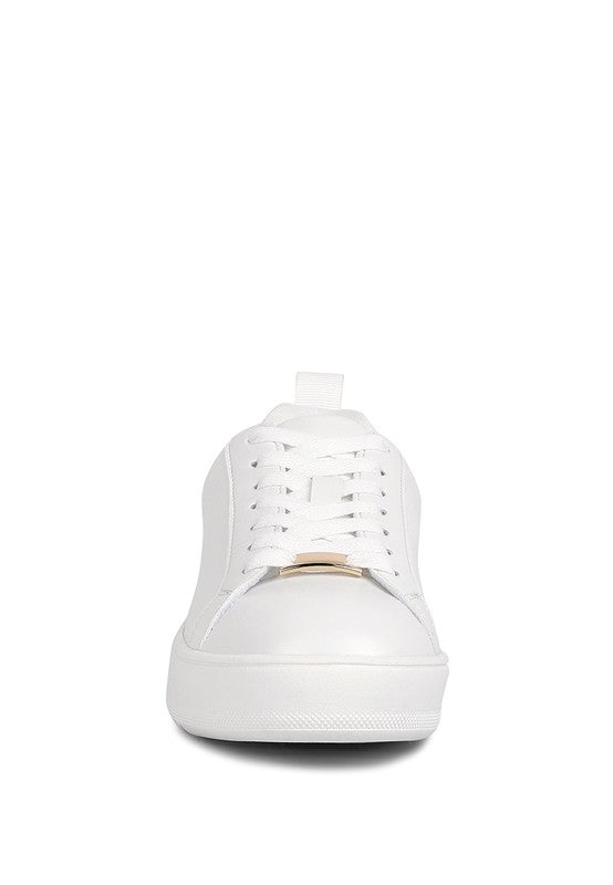 Stacey B's Rouxy Faux Leather Sneakers