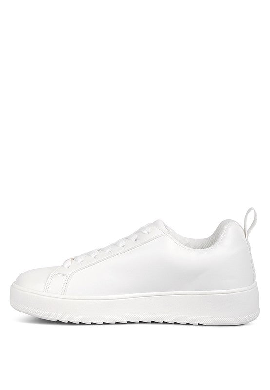 Stacey B's Rouxy Faux Leather Sneakers