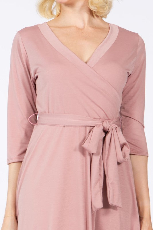 Stacey B's GRETA wrap dress