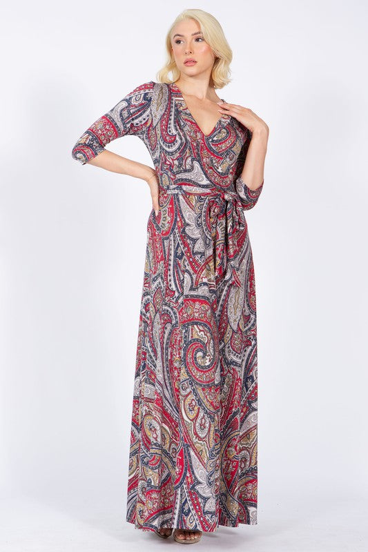 Stacey B's GRETA wrap dress