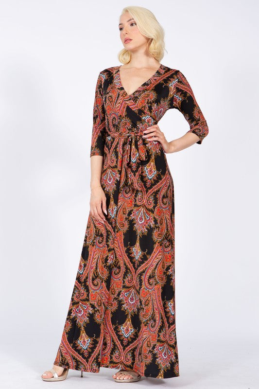 Stacey B's GRETA wrap dress