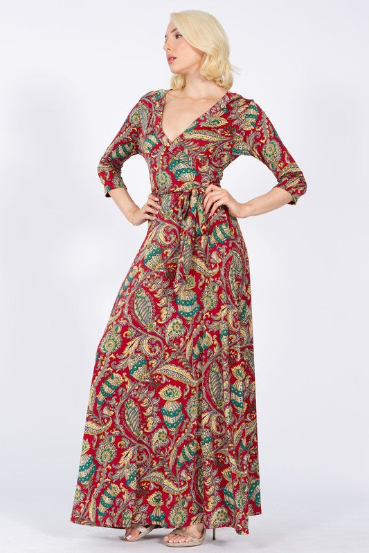 Stacey B's GRETA wrap dress