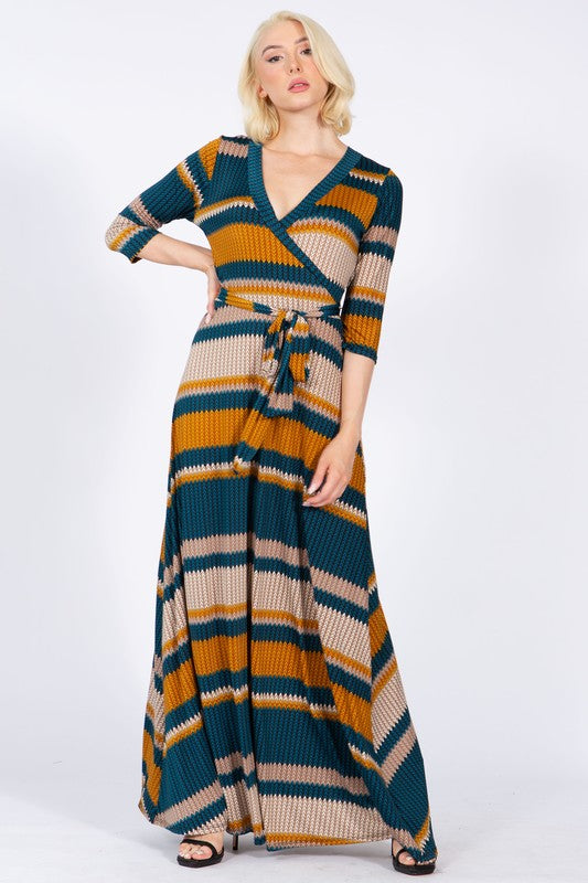 Stacey B's GRETA wrap dress