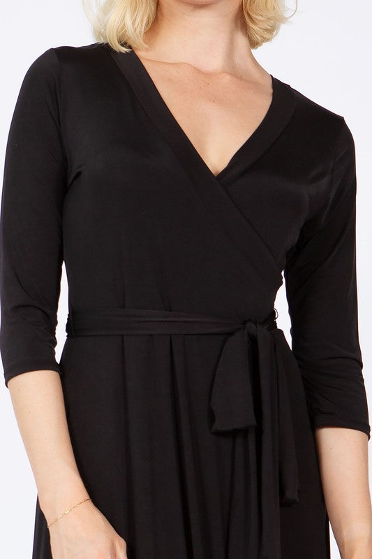 Stacey B's GRETA wrap dress