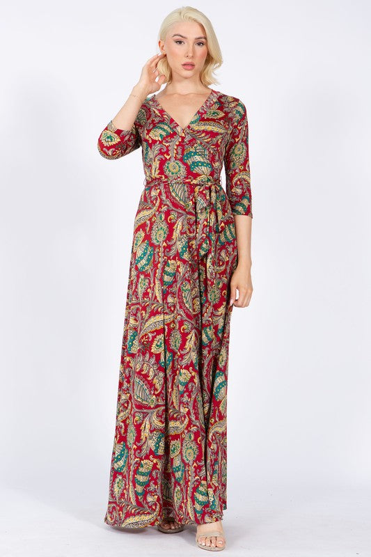 Stacey B's GRETA wrap dress