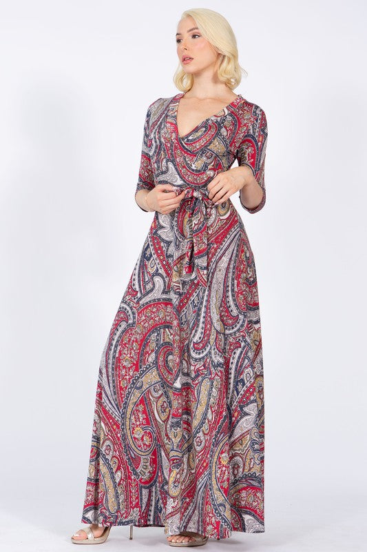 Stacey B's GRETA wrap dress