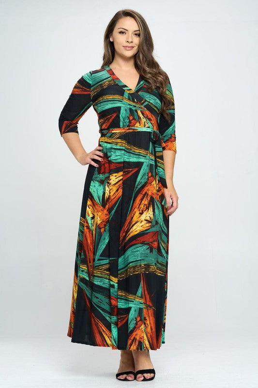 Stacey B's GRETA wrap dress