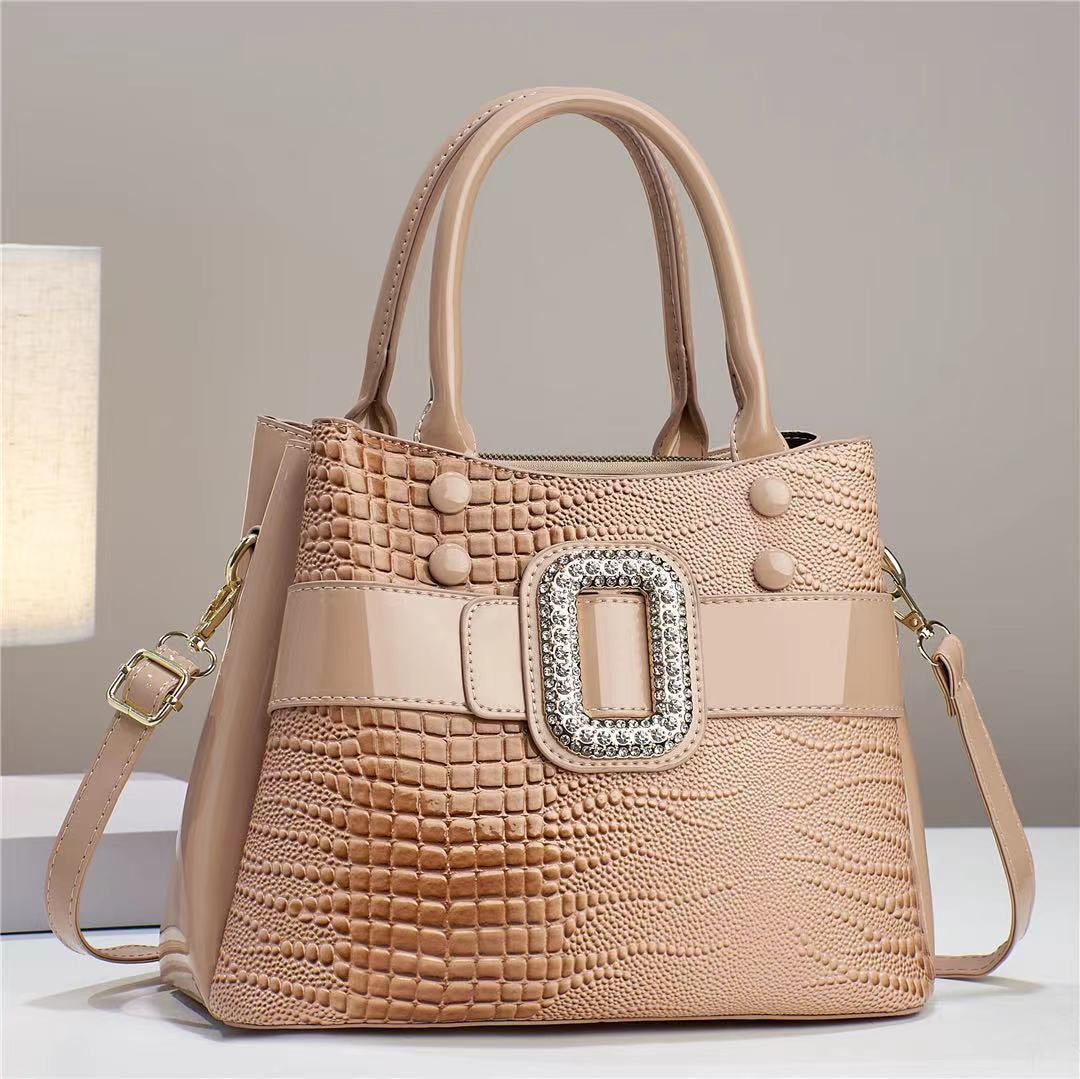 Stacey B's Lizard patterned single shoulder diagonal cross bag