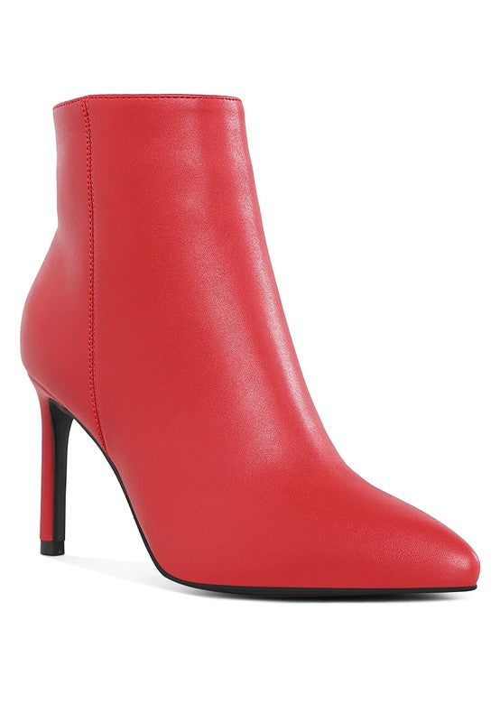 Stacey B's Tatria Textured Stiletto Heel Ankle Boots