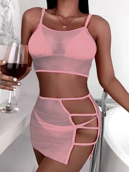 Stacey B's Mesh Cover Two -Piece