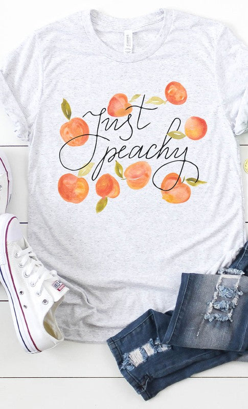 Stacey B's Vintage Just Peachy Graphic Tee