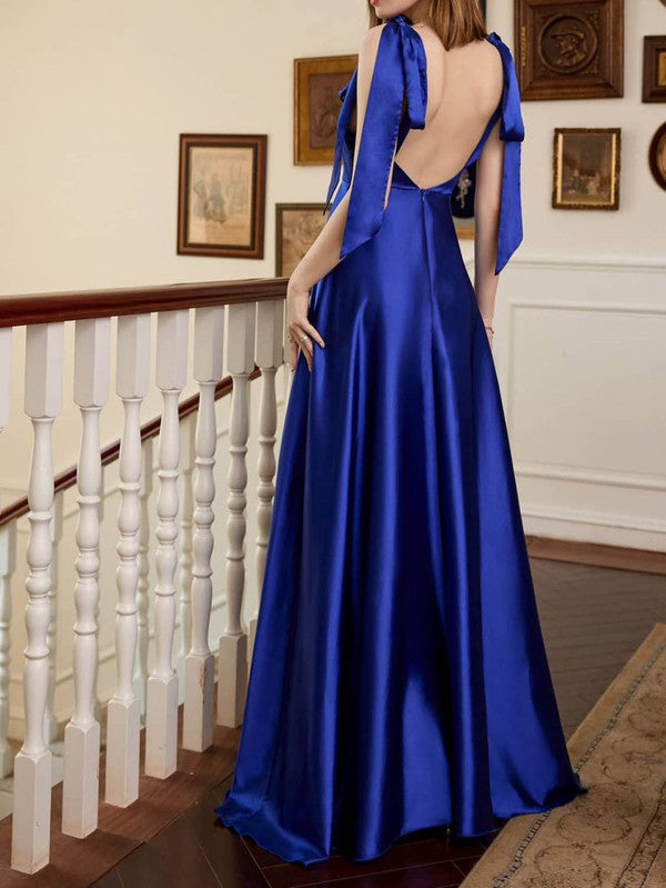 Stacey B's Satin maxi gown