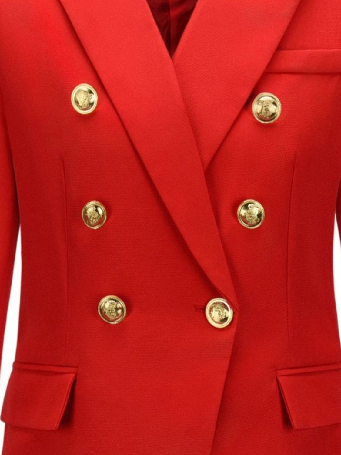 Stacey B's Lapel Collar Long Sleeve Blazer