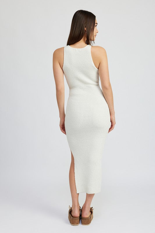 Stacey B's High Slit Tank Midi Dress