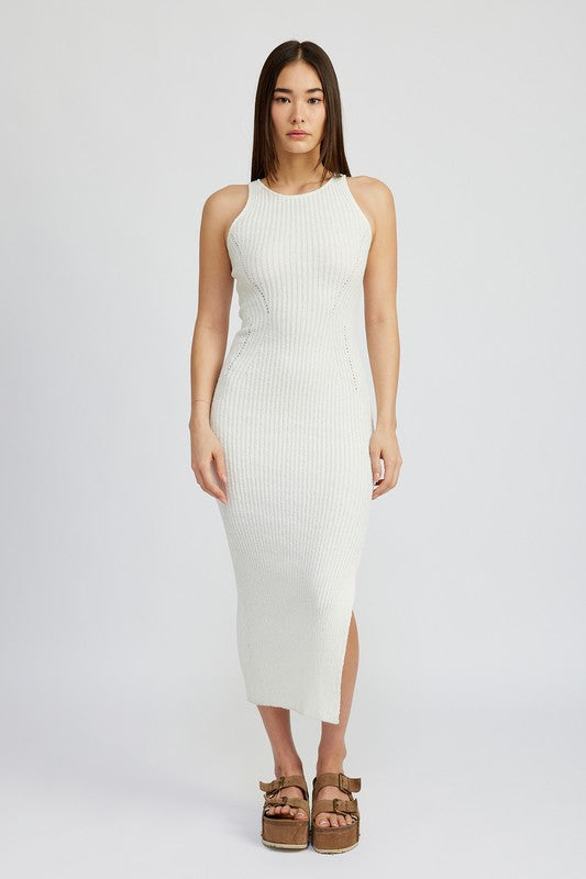 Stacey B's High Slit Tank Midi Dress