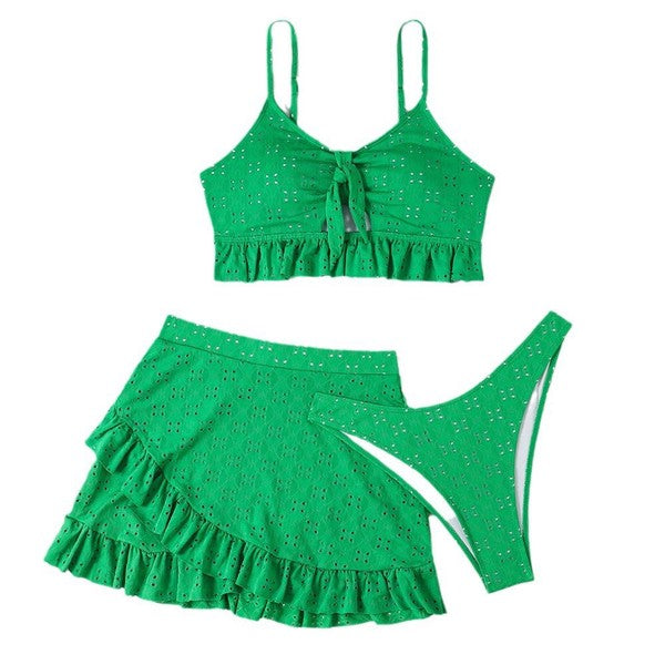 Stacey B's 3 piece swimsuit and cover up set