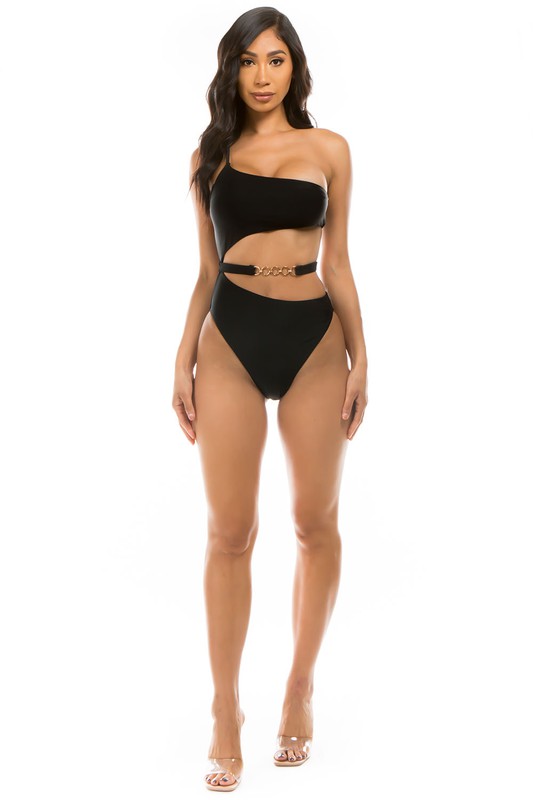 Stacey B's Chic Belt One - Piece