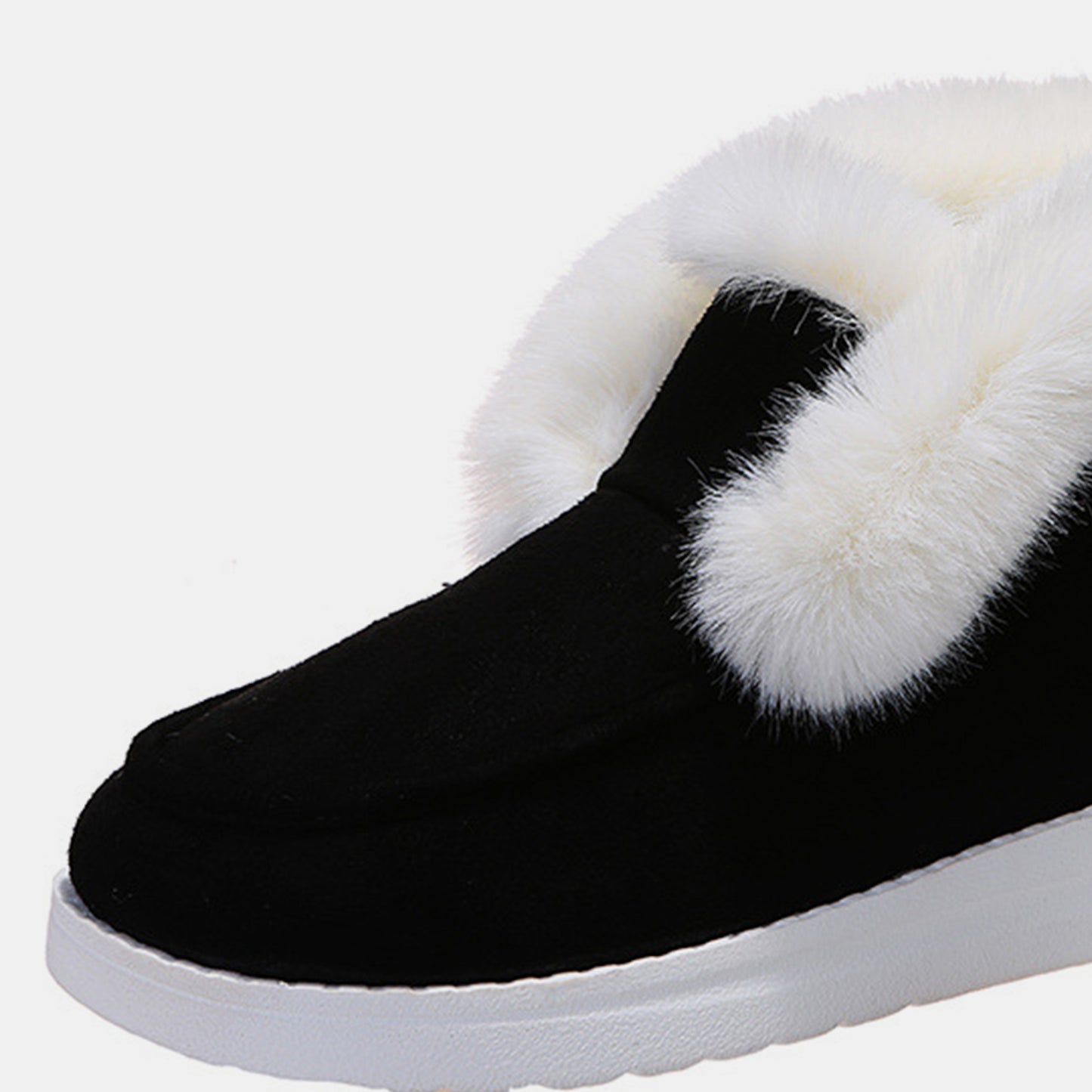 Stacey B's Furry Suede Snow Boots