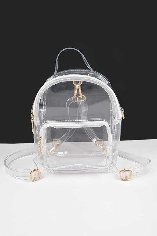 Stacey B's Transparent Cleared Stadium Small Backpack