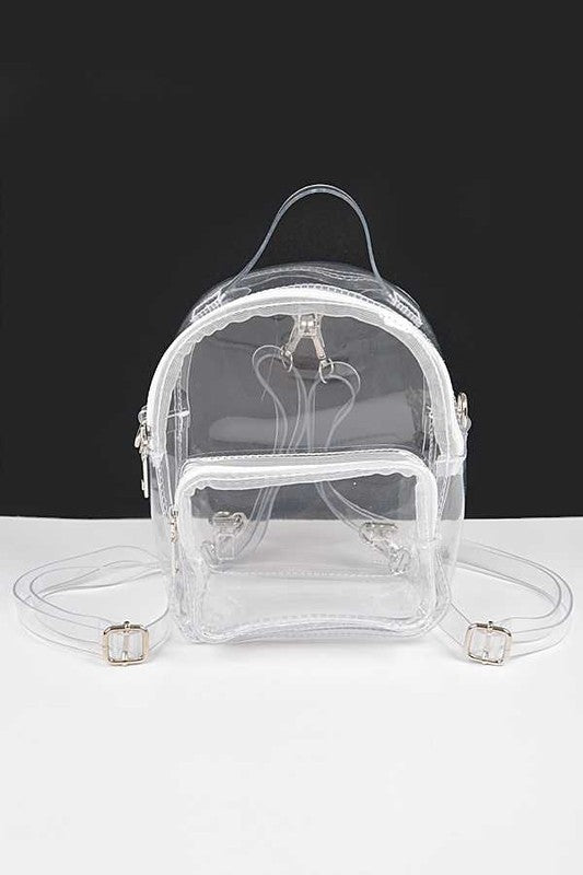 Stacey B's Transparent Cleared Stadium Small Backpack