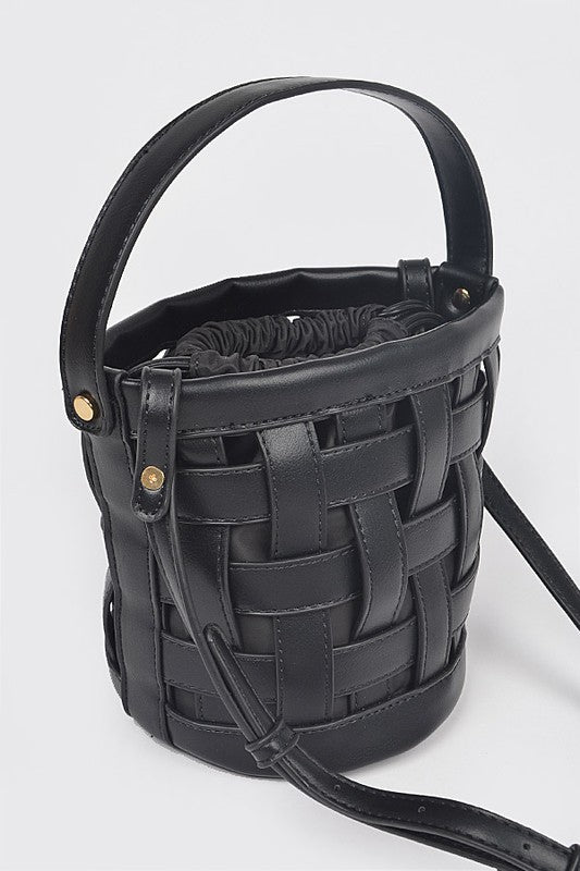 Stacey B's In 1 Open Weaved Bucket Swing Bag