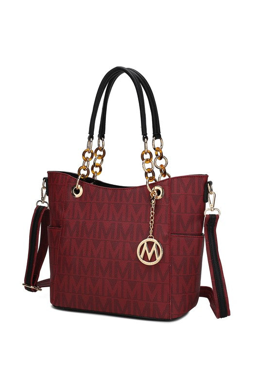 Stacey B's MKF Kissaten Milan M Signature Tote by Mia K