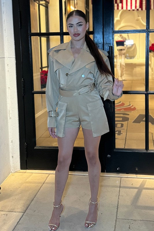 Stacey B's Sophisticated Utility Romper