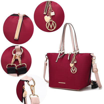 Stacey B's MKF Layla Solid Tote Backpack by Mia k