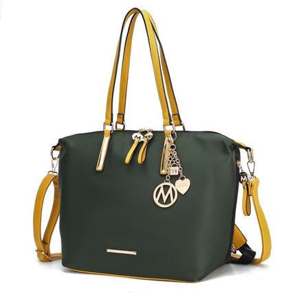 Stacey B's MKF Layla Solid Tote Backpack by Mia k