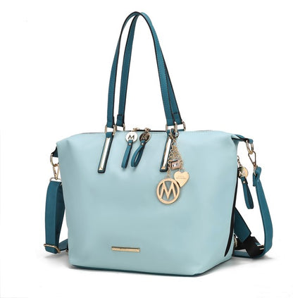 Stacey B's MKF Layla Solid Tote Backpack by Mia k