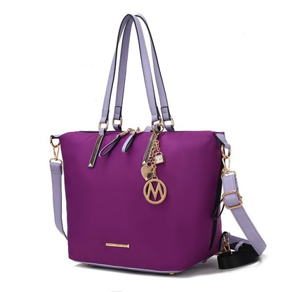 Stacey B's MKF Layla Solid Tote Backpack by Mia k