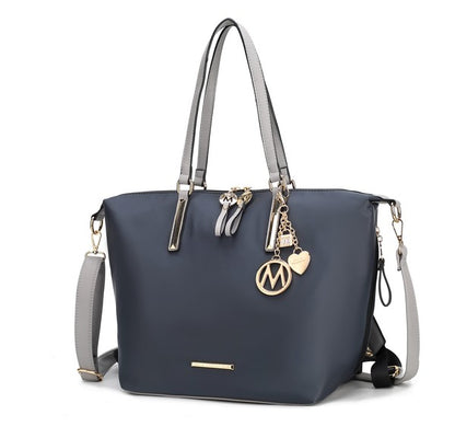 Stacey B's MKF Layla Solid Tote Backpack by Mia k