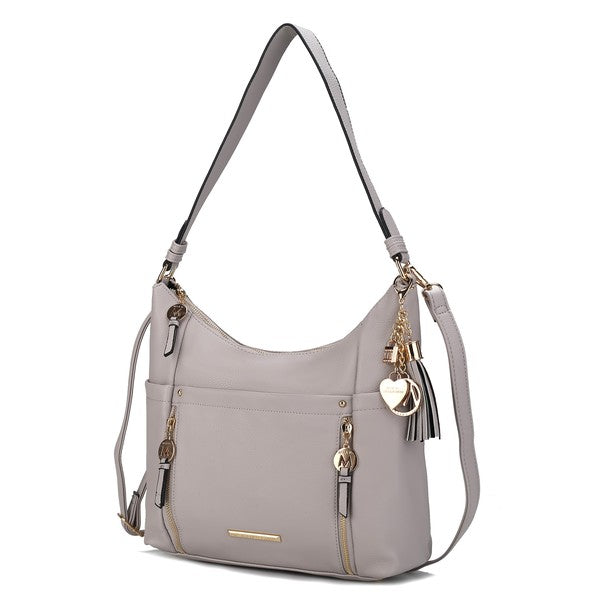 Stacey B's MKF Ruby Vegan Leather Shoulder Bag by Mia K