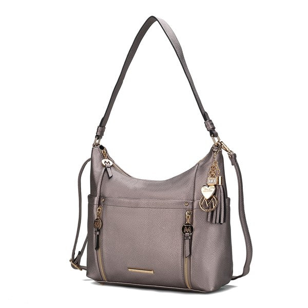 Stacey B's MKF Ruby Vegan Leather Shoulder Bag by Mia K