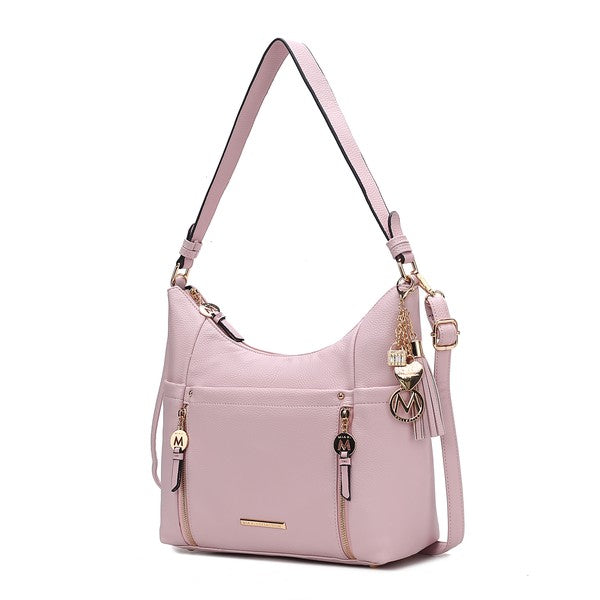 Stacey B's MKF Ruby Vegan Leather Shoulder Bag by Mia K