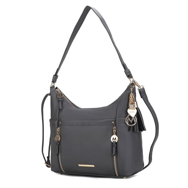 Stacey B's MKF Ruby Vegan Leather Shoulder Bag by Mia K