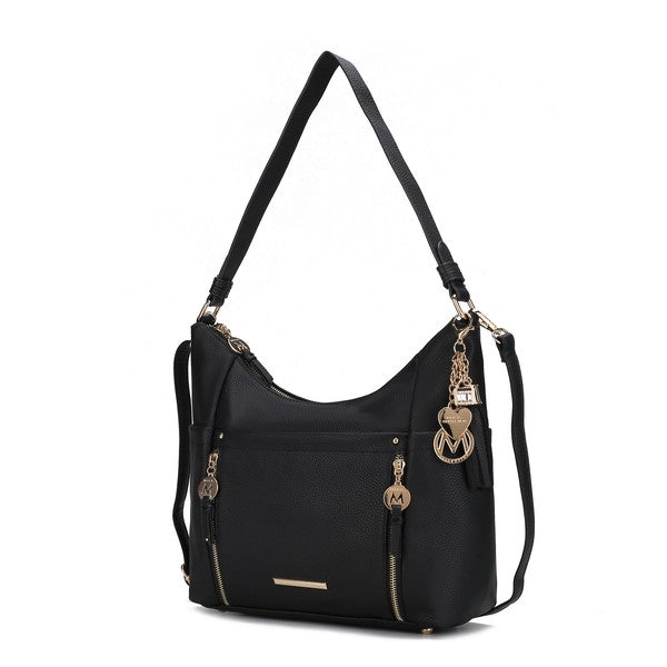 Stacey B's MKF Ruby Vegan Leather Shoulder Bag by Mia K