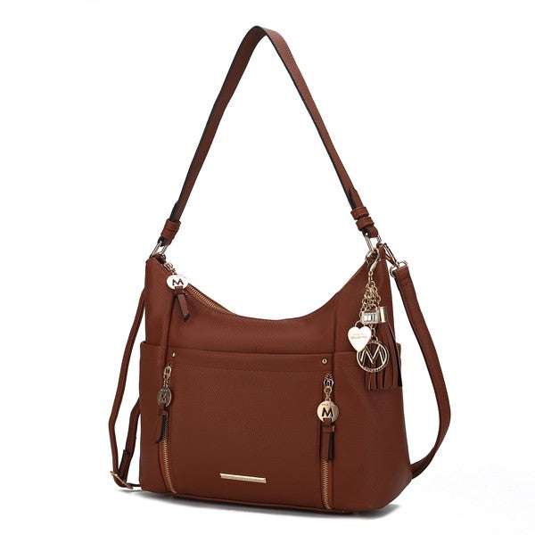 Stacey B's MKF Ruby Vegan Leather Shoulder Bag by Mia K