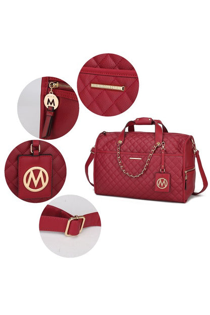 Stacey B's MKF Lexie Vegan Leather Women Duffle by Mia K